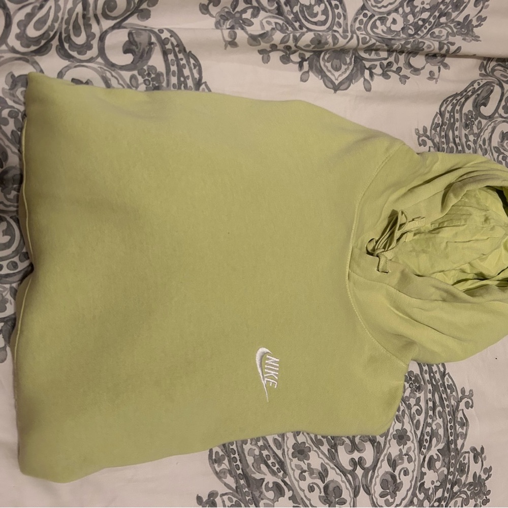 lime nike hoodie